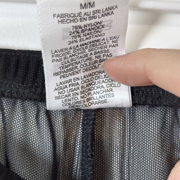 Jantzen Womens Swim Wide Leg Cover Up Pants Size M  Black High Rise Pull On - Picture 6 of 11